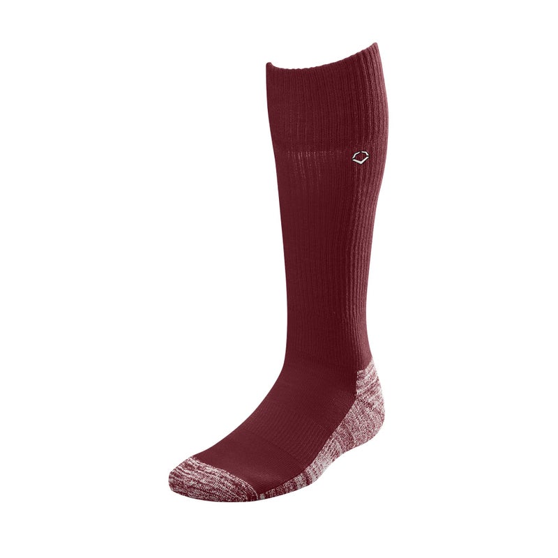 EvoShield Game Socks - Maroon, Large